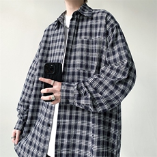 现货 宽松格子衬衫男KD613-P45控68,男装衬衫,电商D312-1,电商基地 现货 宽松格子衬衫男KD613-P45控68,男装衬衫,电商D312-1,电商基地