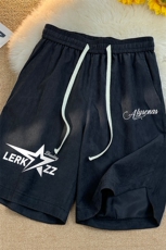 毛毯24夏款麂皮绒字母印花短裤DK66002P25控38，男装牛仔裤，电商A268A