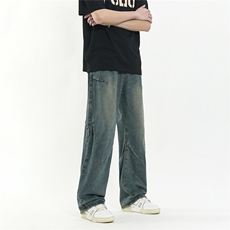 抖音得物品质百搭牛仔裤212-2-DY181-特P60，男装牛仔裤，星座808A-1