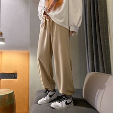休闲裤男韩版潮流痞子帅气2024春秋季新款ins宽松束脚裤K3134-P31，男装休闲裤，星座412