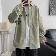 衬衫原宿时尚慵懒气质青春流行男秋季SY084P32，男装衬衫，星座1116-2