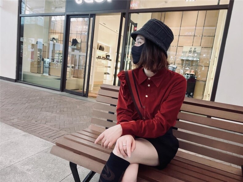 加绒衬衫火爆上市，女装衬衫，七七迷兰