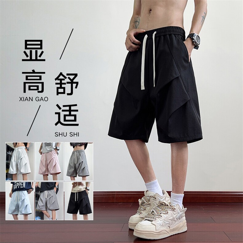 短裤男夏季薄款透气运动中裤美式休闲篮球裤子A436-585-P30,男装休闲裤,电商A436