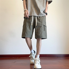 夏季新款潮流直筒短裤宽松休闲五分裤A161-ZXDK701-P35，男装牛仔裤，电商A161