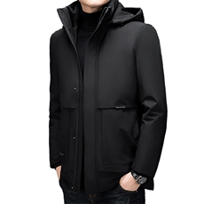 羽绒服中年男士2026年冬季加厚保暖三合一可拆卸商务休闲外套男款，男装羽绒服，电商B212（原钱塘6029）