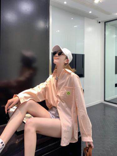 笑脸防晒衬衣好卖ML，女装，潮不落