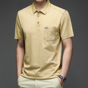 纯棉T恤短袖男2023夏季潮流半袖POLO衫上衣服 NX8656-P55图片