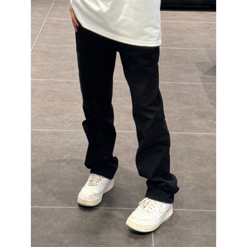 【有货】517弯刀牛仔裤男美式cleanfit微喇裤子高街N083LL-特P32,男装牛仔裤,星座1007（原301D）