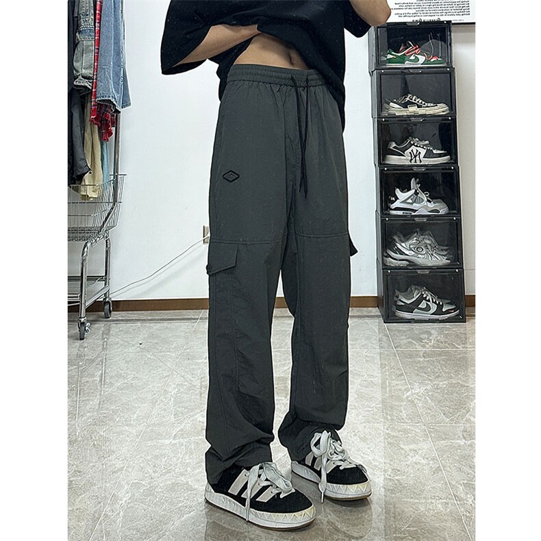 A178三防面料2025秋冬新款工装裤宽松直筒XK309P45限价78，男装工装外套，电商A178