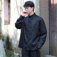 风男士新款2025春装盘口李玲长袖衬衫单穿打底CS01-P75控98，男装衬衫，电商A021