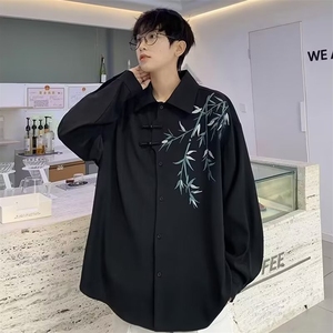 1506/QC3180/P34新中式风盘扣刺绣高级唐装道袍衬衣外套春图片