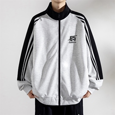 春季现货开杉宽松套头半高领卫衣男DSA157B-W5868-P55，男装卫衣，电商A157B