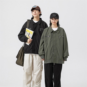 1506-1/JWT1991/P60百搭宽松时尚夹克男女款情侣2026新款图片