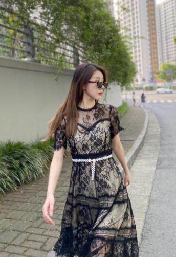 夏季新款连衣裙，女装连衣裙，扉缦