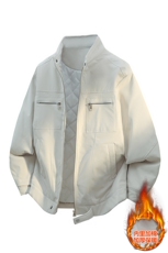 主推工装飞行夹克冬加棉立领棒球服外套A436-807-P85128，男装夹克，电商A436