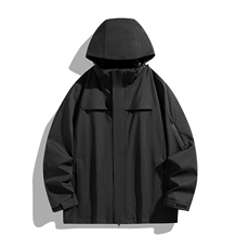 新款男女高品质户外登山服青少年学生冲锋衣夹克外套HS6606，男装夹克，星座1206（原A206）