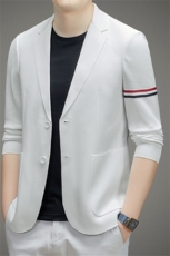2023春秋男士商务休闲西服男装新款宽松免烫纯色外套ZL88805-P220，男装西服，星座1105-3