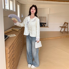 [大货】新中式复古短外套2C057-916-P165-K268，女装短外套，2C057