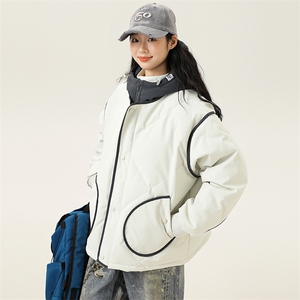 2025冬季新款男日系潮牌连帽白鸭绒羽绒服加厚外套棉衣YR66-F295