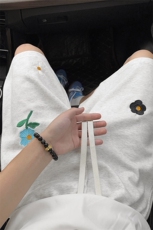 B221美式ins高街刺绣小花休闲短裤五分裤LK25544-特P25控58.8，男装休闲裤，电商B221