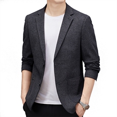 DJ8816钱塘2020-3时尚休闲商务简约百搭中年男士西服外套P152，男装西服，钱塘207-3