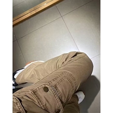 工装裤春秋新款高街直筒牛仔裤男复古垂感微喇叭长裤子K373，男装牛仔裤，星座1116A（原606A-3）