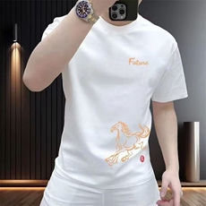 1506-1/TCN13821/P31新款短袖t恤男ins潮牌欧美嘻哈风圆领打底衫，男装T恤，星座1506-1