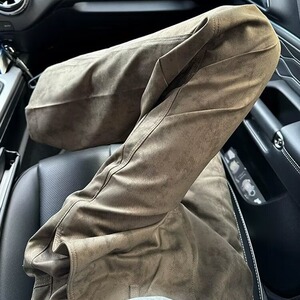 暗纹扎染裤子男款春秋季美式复古工装裤cleanfit微喇休闲裤,毛绒脚皮裤怎么搭配图片