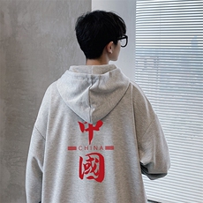 KS21198-P38加绒-P43连帽开衫卫衣男运动外套大码班服，男装卫衣，电商A040