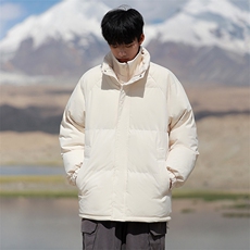 得物二开立领假两件石墨烯内里棉服棉衣外套9088特P85控118，男装棉衣，电商A309