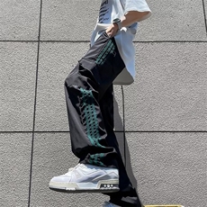 夏季新款美式侧边条纹休闲裤CK509P38，男装休闲裤，星座1116-2