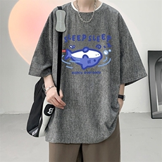 风复古亚麻短袖男棉麻t恤男半袖ZT71453-P35，男装T恤，电商A040