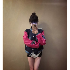 棒球服日系ins潮流慵懒流行时尚原宿简约气质新款文艺百搭WJK6719，女装职业装，星座208-5