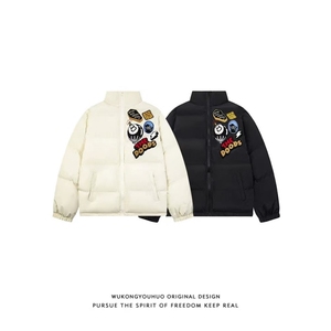 1506/QB1780/P86加厚宽松立领棉服图片
