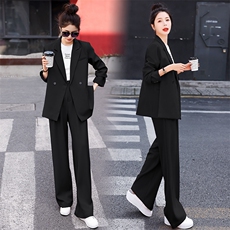 2023春季新款高端时尚休闲西装套装干练气质女装职业两件套高级感，女装套装/套裙，曼娅璐