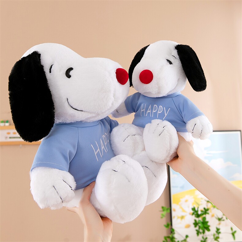 史诺比/SNOOPY公仔国产PP棉衣服长毛系列史努比狗狗礼物厂家家居，新明毛绒玩具