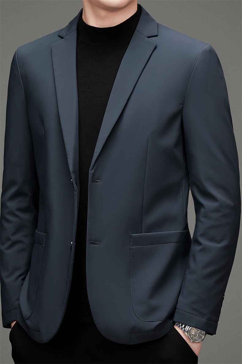 CD6628812钱塘2020-2秋冬新款中年男士商务休闲羽绒西服外套P240,男装羽绒服,钱塘207-2