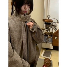 706-1-JK002-P88特P现货男士树纹肌理千鸟格哈灵顿夹克外套，男装夹克，星座706-1
