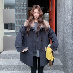 6935 数据款 大货已出 现货 90白鸭绒羊羔毛拼羽绒服P295K448图片