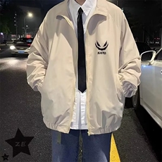 夹克男生春秋季美式翻领休闲风衣防水冲锋衣学生外套JK550/P50，男装夹克，星座506