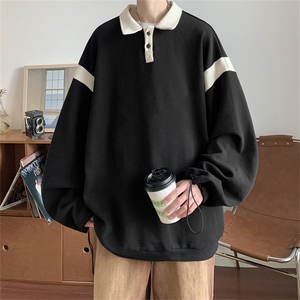 电商DSA028-KBPLCT P50 65棉 新款港风长袖POLO衫男控68图片