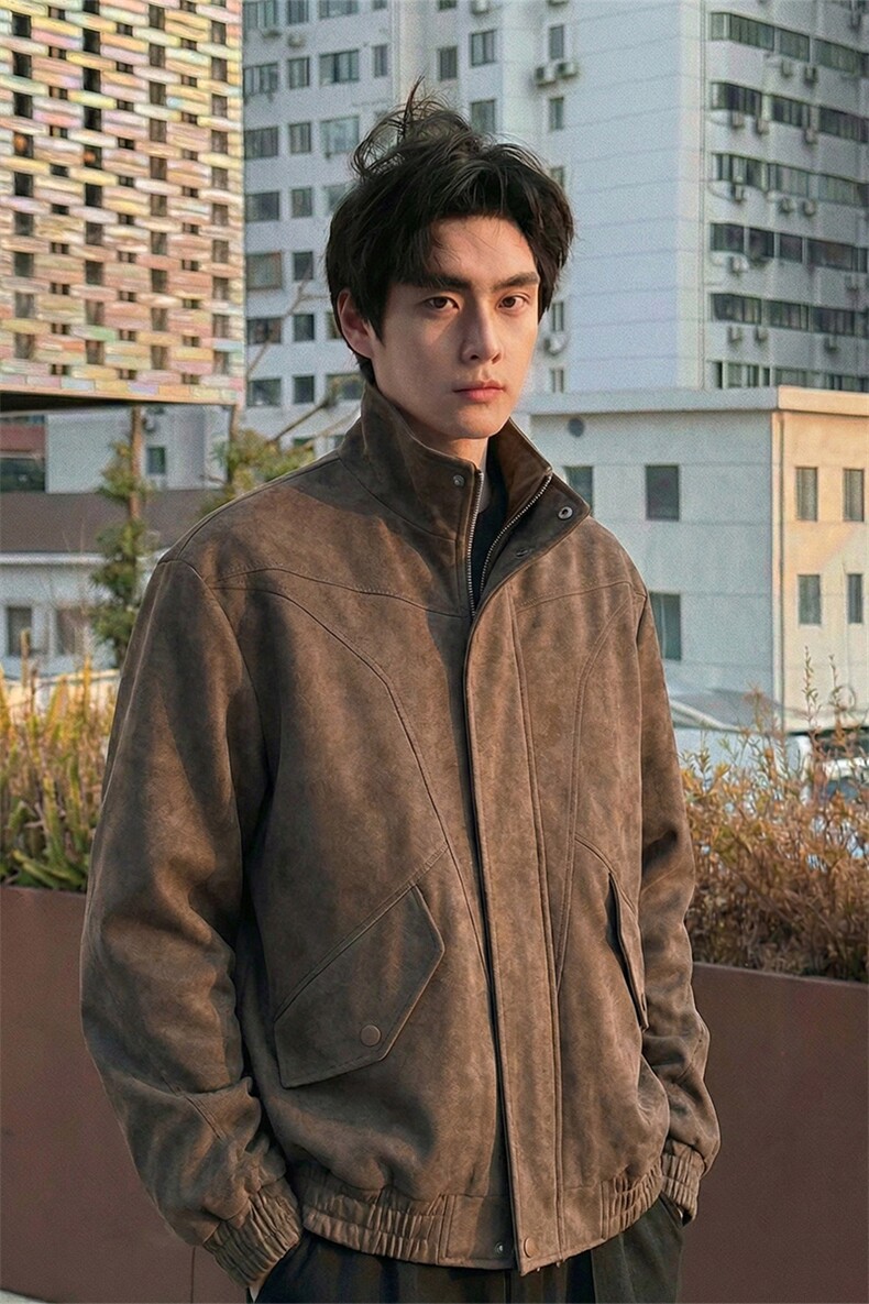 [网图]春季男士正肩夹克扎染立领美式上衣外套C61322-TP70138,男装夹克,电商A102