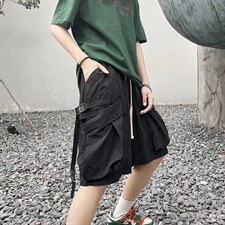 夏季短裤男士多口袋工装五分裤潮牌D1010P30图片