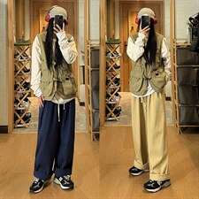 2026秋季日系宽松灯笼工装裤XZ604-KG35-P55控68，男装工装外套，星座604