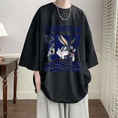 春夏季七分袖t恤男大码五分袖男短袖中袖Q11234-P30，男装T恤，电商A040