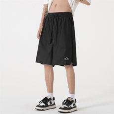 ！2023夏季新款男士透气冲孔短裤速干超薄五分裤DK251P45控69，男装休闲裤，电商B220