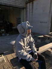 1005-1-FW011-P45控68秋季休闲韩系连帽卫衣，男装卫衣，星座1005-1