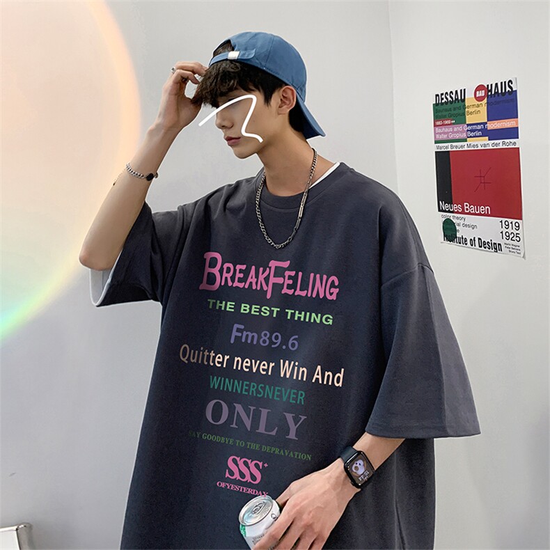 数据超好220克重磅美式潮牌短袖t恤T1228-P28直播有280克品质P38,男装T恤,电商A486