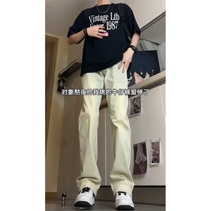 量大可谈！美式高街vibe裤子长裤弹力牛仔裤 NZK01-P38 68图片