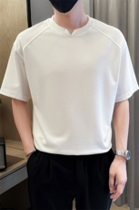 夏打底衫纯色百搭纯色圆领T恤短袖社会小伙A236-82537-特P38，男装T恤，电商A236